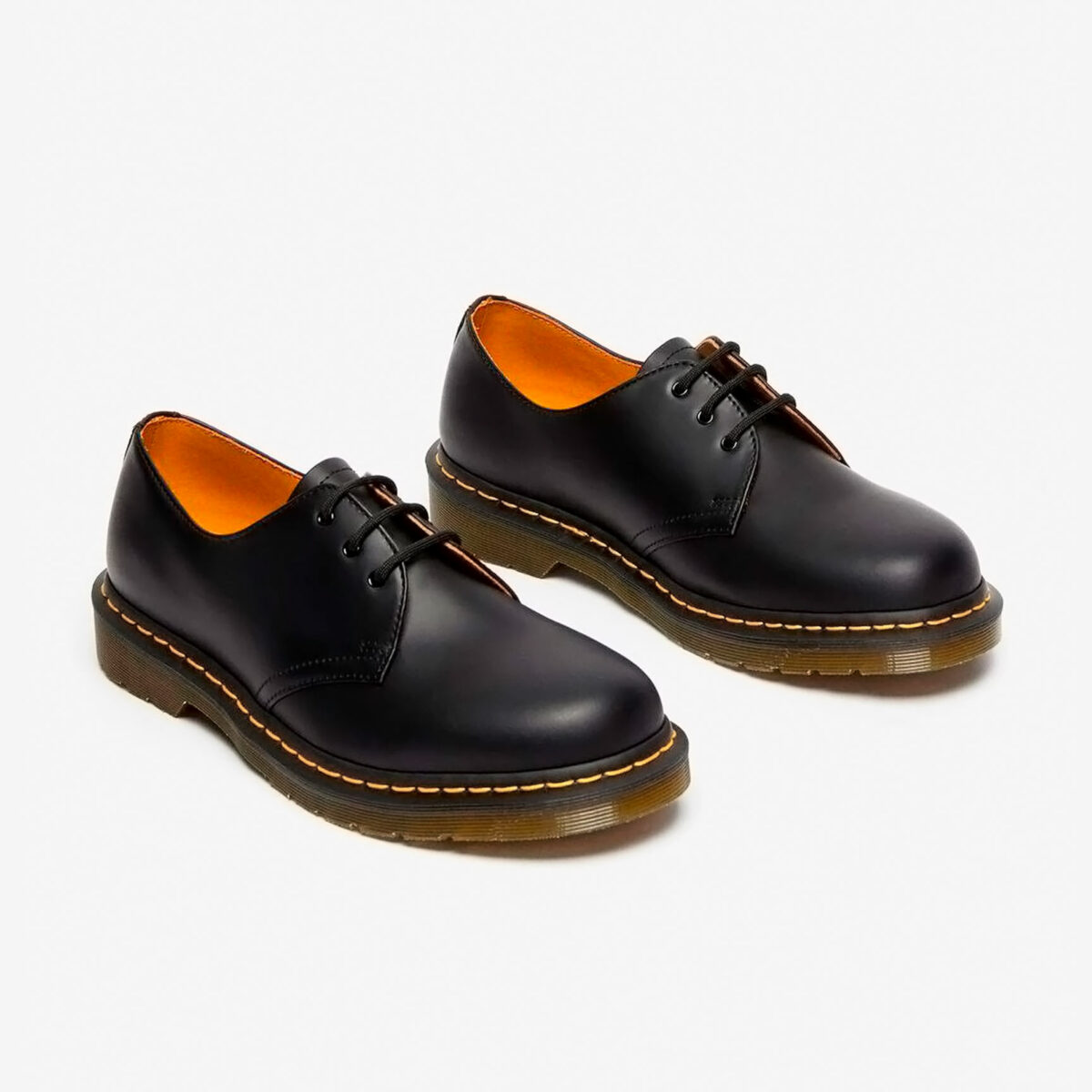 Black Herren Schuhe Dr Martens 1461 Smooth Schnürer