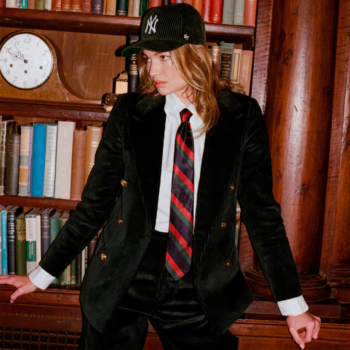 Rowing Blazers X '47 Wide-Wale Yankees cap